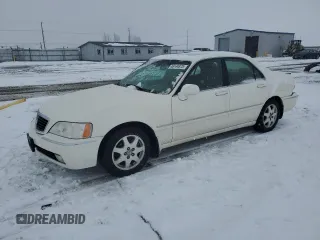 2002 Acura RL with VIN JH4KA96502C008452, listed as a Copart auction lot 46144675 with 180,246 mi miles and Salvage Title. Bid and sale history available at carsss.com. Image 1.