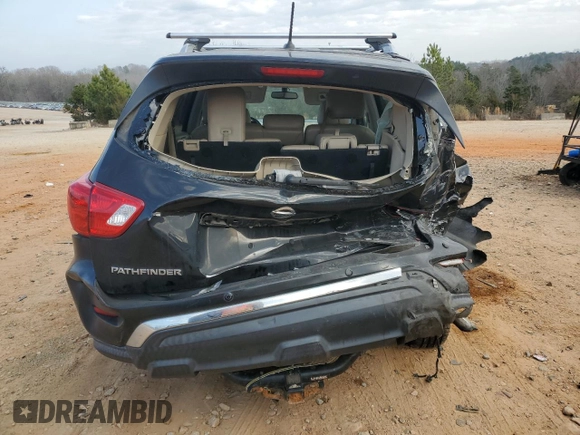 2018 Nissan Pathfinder SL with VIN 5N1DR2MN3JC613198, listed as a Copart auction lot 44423035 with 168,744 mi miles and Salvage title. Bid and sale history available at DreamBid. Image 6.