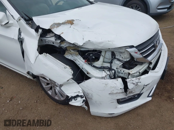 2013 Honda Accord Sdn EX-L with VIN 1HGCR2F83DA223548, listed as a IAAI auction lot 42032953 with 77,432 mi miles. Bid and sale history available at carsss.com. Image 6.