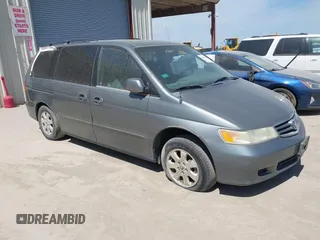 2002 Honda Odyssey EX with VIN 5FNRL18632B003007, listed as a IAAI auction lot 36266205 with 229,831 mi miles and . Bid and sale history available at DreamBid. Image 1.