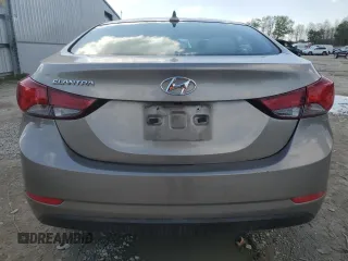 2014 Hyundai Elantra SE with VIN 5NPDH4AE3EH544370, listed as a Copart auction lot 51909635 with 76,681 mi miles and Salvage Title. Bid and sale history available at DreamBid. Image 6.
