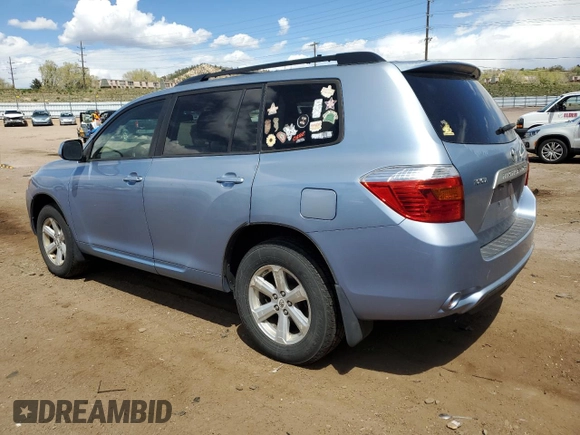 2008 Toyota Highlander with VIN JTEES41A282067936, listed as a Copart auction lot 55347915 with 206,104 mi miles and Clean title. Bid and sale history available at DreamBid. Image 2.