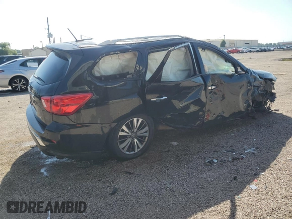 2018 Nissan Pathfinder SL z VIN 5N1DR2MN3JC612150, wystawiony jako Copart lot #55925915 z przebiegiem Nie podano mil oraz Czysty tytuł • Clean title. Historia ofert i sprzedaży dostępna na DreamBid. Obrazek 3.