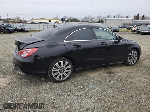 2018 Mercedes-Benz CLA 250 with VIN WDDSJ4EB2JN518838, listed as a Copart auction lot 43205644 with 83,135 mi miles and . Bid and sale history available at DreamBid. Image 3.