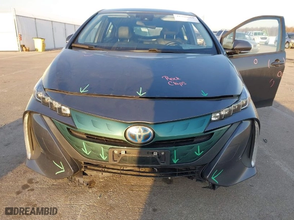 2018 Toyota Prius Prime Plus with VIN JTDKARFP7J3077320, listed as a IAAI auction lot 41780069 with 121,509 mi miles. Bid and sale history available at carsss.com. Image 6.
