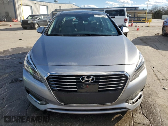 2016 Hyundai Sonata Hybrid Limited with VIN KMHE34L15GA027672, listed as a Copart auction lot 47058605 with 92,455 mi miles and Salvage Title. Bid and sale history available at carsss.com. Image 5.