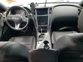 2021 Infiniti Q50 Signature Edition with VIN JN1EV7CP0MM704189, listed as a Copart auction lot 58651135 with 70,572 mi miles and Non repairable. Bid and sale history available at DreamBid. Image 8.