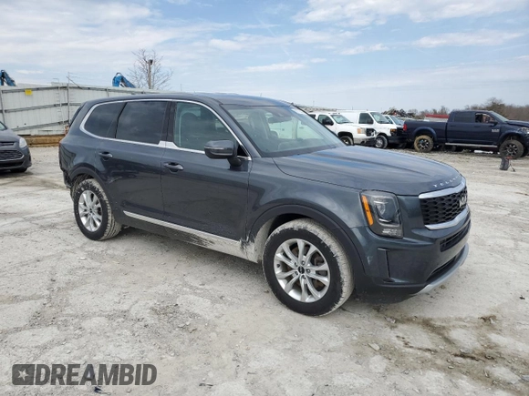 2022 Kia Telluride LX with VIN 5XYP2DHCXNG200934, listed as a Copart auction lot 50776385 with 93,430 mi miles and Salvage title. Bid and sale history available at DreamBid. Image 4.