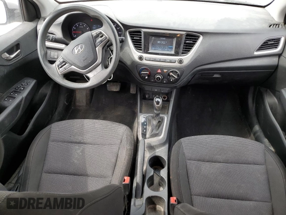 2019 Hyundai Accent SE with VIN 3KPC24A35KE060230, listed as a Copart auction lot 52606115 with 127,481 mi miles and Salvage Title. Bid and sale history available at DreamBid. Image 8.
