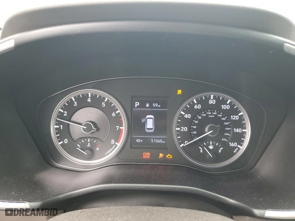 2020 Hyundai Santa Fe SE with VIN 5NMS2CAD5LH151667, listed as a Copart auction lot 52410285 with 51,065 mi miles and Salvage Title. Bid and sale history available at carsss.com. Image 9.