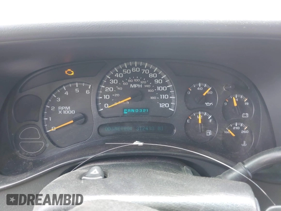 2005 Chevrolet Tahoe LS with VIN 1GNEC13V55R143448, listed as a IAAI auction lot 42110192 with 312,433 mi miles and . Bid and sale history available at DreamBid. Image 7.