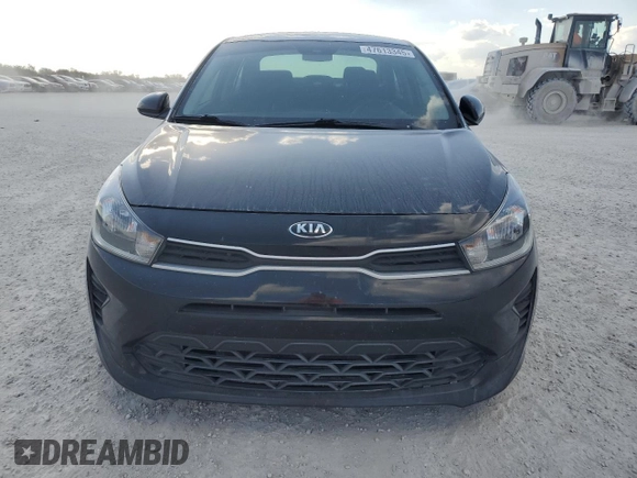2021 Kia Rio LX with VIN 3KPA24AD7ME417409, listed as a Copart auction lot 47613345 with 100,196 mi miles and Salvage Title. Bid and sale history available at DreamBid. Image 5.