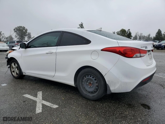 2013 Hyundai Elantra Coupe GS with VIN KMHDH6AE1DU013020, listed as a Copart auction lot 44244535 with 95,248 mi miles and Salvage Title. Bid and sale history available at carsss.com. Image 2.