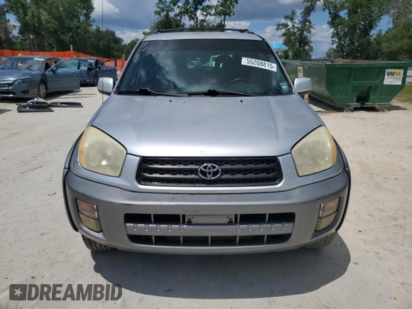 2001 Toyota RAV4 with VIN JTEGH20V510026430, listed as a Copart auction lot 55208815 with 235,190 mi miles and Salvage title. Bid and sale history available at DreamBid. Image 5.