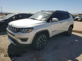 2019 Jeep Compass Limited z VIN 3C4NJCCB4KT646746, wystawiony jako Copart lot #54432665 z przebiegiem 85 091 mil mil oraz Czysty tytuł • Clean title. Historia ofert i sprzedaży dostępna na DreamBid. Obrazek 1.