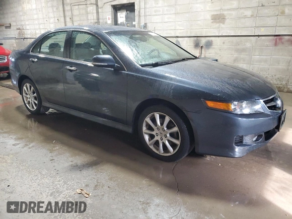 2008 Acura TSX with VIN JH4CL96888C014615, listed as a Copart auction lot 75390644 with 106,004 mi miles and Clean Title. Bid and sale history available at carsss.com. Image 4.