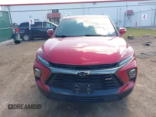 2023 Chevrolet Blazer RS with VIN 3GNKBKRS9PS168281, listed as a IAAI auction lot 41904523 with 28,588 mi miles and . Bid and sale history available at DreamBid. Image 12.