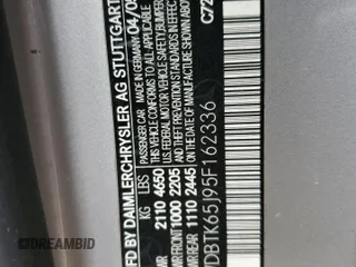 2005 Mercedes-Benz CLK 320 with VIN WDBTK65J95F162336, listed as a Copart auction lot 76138484 with Not Provided miles and Salvage Title. Bid and sale history available at DreamBid. Image 13.