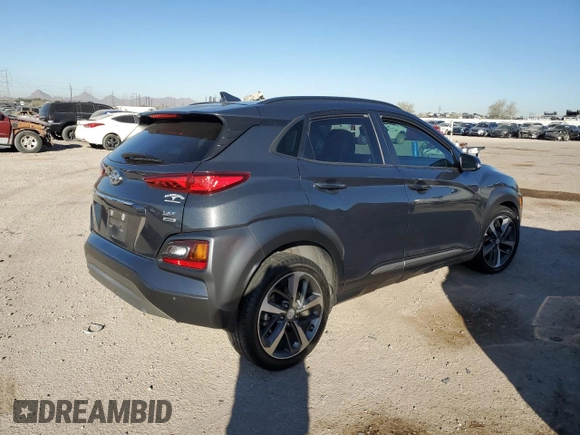 2019 Hyundai Kona Ultimate with VIN KM8K5CA50KU381488, listed as a Copart auction lot 42022965 with 48,155 mi miles and Salvage Title. Bid and sale history available at carsss.com. Image 3.