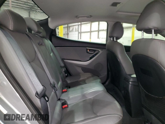 2013 Hyundai Elantra GLS z VIN KMHDH4AEXDU919512, wystawiony jako Copart lot #84223604 z przebiegiem 118 391 mil mil oraz Szkoda całkowita • Salvage title. Historia ofert i sprzedaży dostępna na DreamBid. Obrazek 10.
