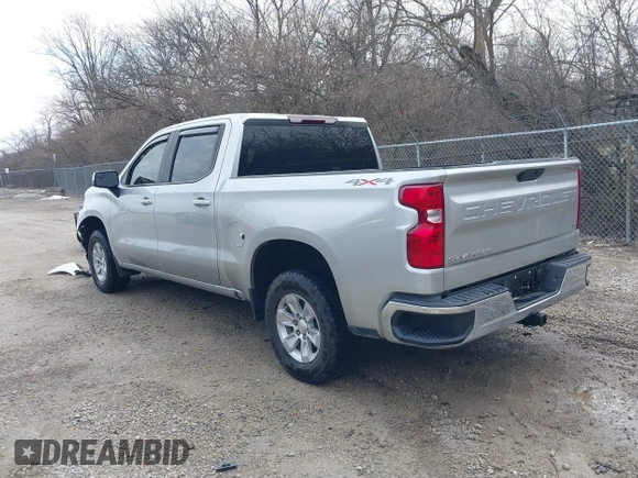 2021 Chevrolet Silverado 1500 LT with VIN 1GCUYDED8MZ188894, listed as a IAAI auction lot 41702619 with 48,604 mi miles. Bid and sale history available at carsss.com. Image 3.