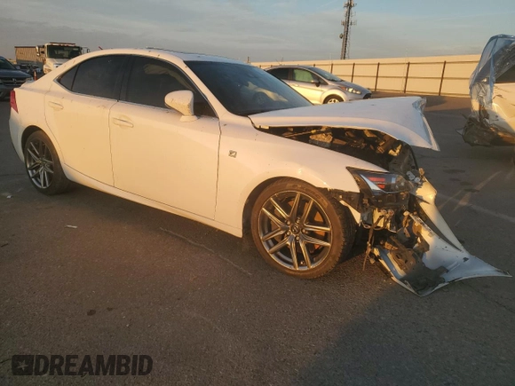 2017 Lexus IS 350 with VIN JTHBE1D26H5031374, listed as a Copart auction lot 80337564 with 65,431 mi miles and Salvage Title. Bid and sale history available at DreamBid. Image 4.