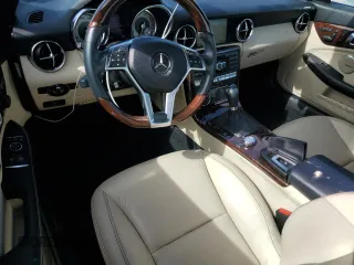 2012 Mercedes-Benz SLK-Class SLK 350 with VIN WDDPK5HAXCF041763, listed as a Copart auction lot 77385814 with 34,950 mi miles and Salvage Title. Bid and sale history available at carsss.com. Image 8.