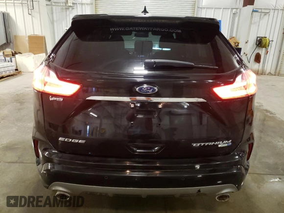 2019 Ford Edge Titanium with VIN 2FMPK4K95KBC20405, listed as a Copart auction lot 50784865 with 63,145 mi miles and Salvage Title. Bid and sale history available at carsss.com. Image 6.