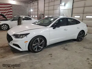 2023 Hyundai Sonata SEL Plus with VIN KMHL44J22PA290802, listed as a Copart auction lot 84043184 with 39,611 mi miles and Salvage Title. Bid and sale history available at carsss.com. Image 1.