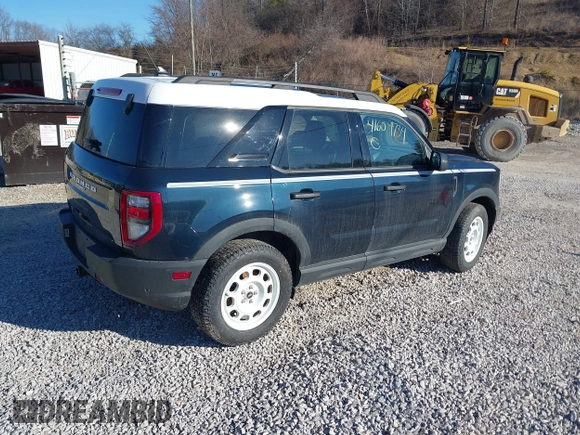 2023 Ford Bronco Sport Heritage z VIN 3FMCR9G64PRD34684, wystawiony jako IAAI lot #41609734 z przebiegiem 59 564 mil mil oraz . Historia ofert i sprzedaży dostępna na DreamBid. Obrazek 4.