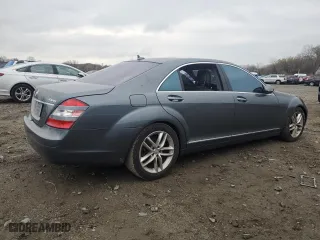 2008 Mercedes-Benz S-Class 5.5L V8 with VIN WDDNG86XX8A197730, listed as a Copart auction lot 50380855 with 106,518 mi miles and Salvage Title. Bid and sale history available at carsss.com. Image 3.