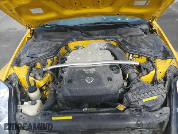2005 Nissan 350Z Touring with VIN JN1AZ36A25M759523, listed as a Copart auction lot 43478515 with 140,771 mi miles and Salvage Title. Bid and sale history available at carsss.com. Image 11.