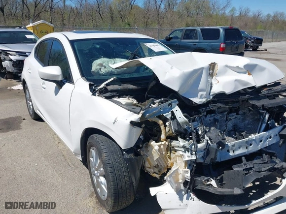 2016 Mazda Mazda3 i Grand Touring with VIN 3MZBM1N78GM323015, listed as a IAAI auction lot 41781002 with 1 mi miles. Bid and sale history available at carsss.com. Image 1.