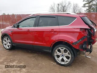 2017 Ford Escape Titanium with VIN 1FMCU0J94HUB01914, listed as a IAAI auction lot 41509707 with 55,827 mi miles. Bid and sale history available at carsss.com. Image 3.