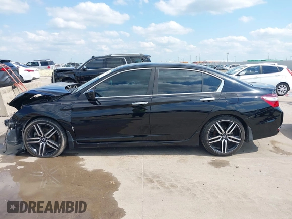 2016 Honda Accord Sport with VIN 1HGCR2F59GA060740, listed as a IAAI auction lot 42200371 with 140,679 mi miles and . Bid and sale history available at DreamBid. Image 15.