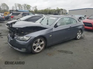 2007 BMW 3 Series 328i with VIN WBAWL13507PX14708, listed as a Copart auction lot 51474375 with 133,975 mi miles and Salvage title. Bid and sale history available at DreamBid. Image 1.