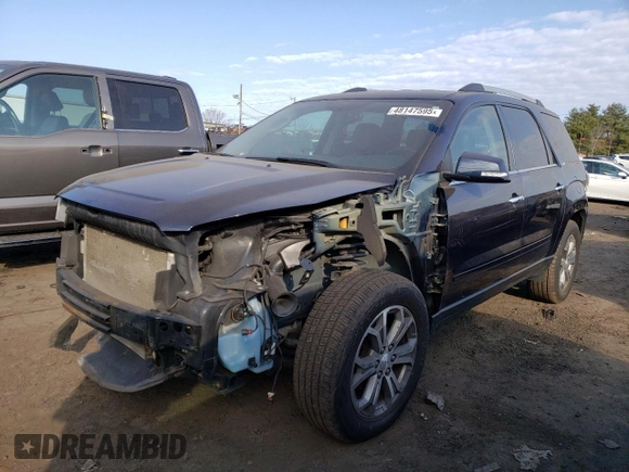 2015 GMC Acadia SLT with VIN 1GKKVRKD4FJ152773, listed as a Copart auction lot 48147595 with 159,160 mi miles and Salvage Title. Bid and sale history available at carsss.com. Image 1.