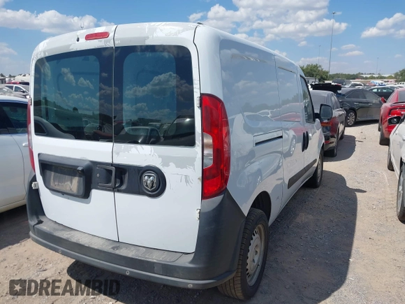 2017 Ram ProMaster City Cargo Tradesman with VIN ZFBERFAB6H6E68845, listed as a IAAI auction lot 40255976 with 256,184 mi miles and . Bid and sale history available at DreamBid. Image 4.