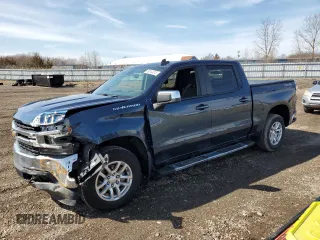 2021 Chevrolet Silverado 1500 LT z VIN 3GCPYJEK2MG324348, wystawiony jako Copart lot #50044815 z przebiegiem 55 143 mil mil oraz Szkoda całkowita • Salvage title. Historia ofert i sprzedaży dostępna na DreamBid. Obrazek 1.