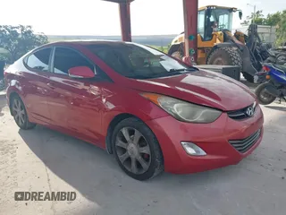 2013 Hyundai Elantra GLS with VIN KMHDH4AE0DU944600, listed as a IAAI auction lot 42313461 with 129,786 mi miles and . Bid and sale history available at DreamBid. Image 1.