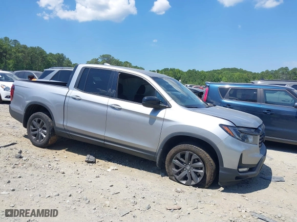 2021 Honda Ridgeline Sport with VIN 5FPYK3F10MB021413, listed as a IAAI auction lot 39847416 with 28,044 mi miles. Bid and sale history available at carsss.com. Image 13.