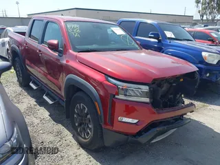 2022 Nissan Frontier SV with VIN 1N6ED1EJ3NN646349, listed as a IAAI auction lot 41694649 with 24,013 mi miles. Bid and sale history available at carsss.com. Image 1.