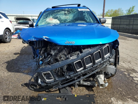 2021 Jeep Compass 80th Anniversary with VIN 3C4NJCEB4MT604223, listed as a Copart auction lot 55668035 with 87,801 mi miles and Clean title. Bid and sale history available at DreamBid. Image 5.