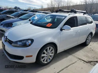 2012 Volkswagen Jetta SportWagen TDI w/Sunroof with VIN 3VWPL7AJXCM642035, listed as a Copart auction lot 48584605 with 0 mi miles and Non Repairable. Bid and sale history available at carsss.com. Image 1.