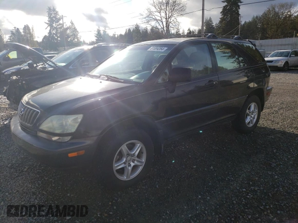 2001 Lexus RX 300 with VIN JTJHF10U110169565, listed as a Copart auction lot 81004264 with 200,863 mi miles and Clean Title. Bid and sale history available at carsss.com. Image 1.
