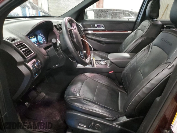2018 Ford Explorer Platinum with VIN 1FM5K8HT7JGC04800, listed as a Copart auction lot 50972465 with 91,942 mi miles and Clean Title. Bid and sale history available at carsss.com. Image 7.