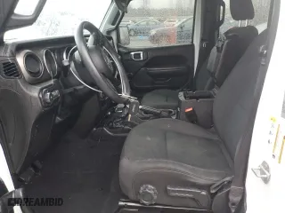 2018 Jeep Wrangler Unlimited Sport S with VIN 1C4HJXDN8JW293224, listed as a Copart auction lot 43574685 with 50,873 mi miles and Salvage Title. Bid and sale history available at carsss.com. Image 7.