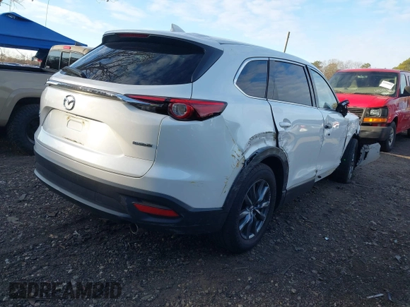 2021 Mazda CX-9 Touring with VIN JM3TCBCY2M0525351, listed as a IAAI auction lot 41022174 with 18,831 mi miles. Bid and sale history available at carsss.com. Image 4.
