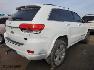 2014 Jeep Grand Cherokee Overland with VIN 1C4RJFCT0EC417458, listed as a Copart auction lot 48435715 with 82,855 mi miles and Salvage Title. Bid and sale history available at carsss.com. Image 3.