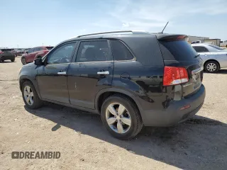 2013 Kia Sorento EX with VIN 5XYKU3A67DG362084, listed as a Copart auction lot 50075055 with 122,770 mi miles and Salvage Title. Bid and sale history available at DreamBid. Image 2.